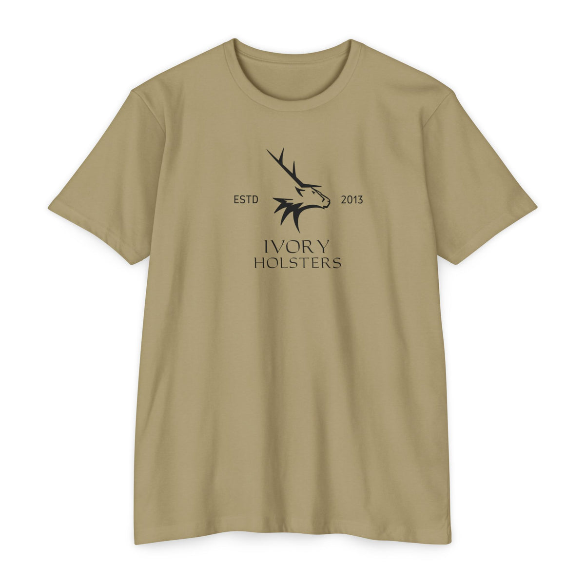 Ivory Holsters Logo T‑Shirt (Light Olive)