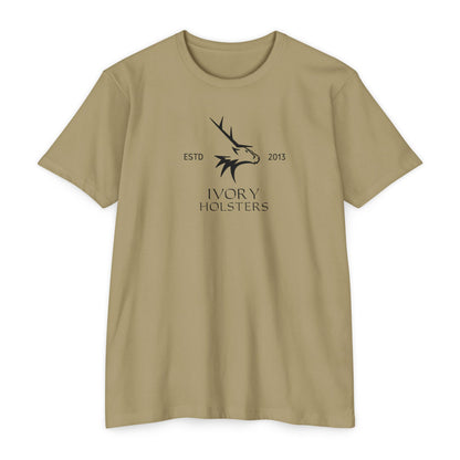Ivory Holsters Logo T‑Shirt (Light Olive)