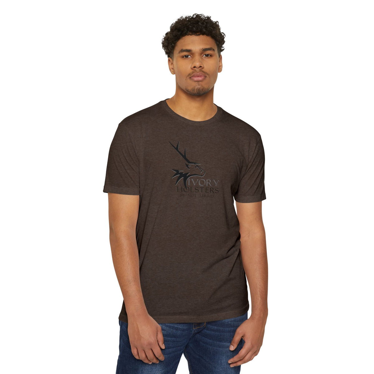 Ivory Holsters Logo T‑Shirt (Espresso)